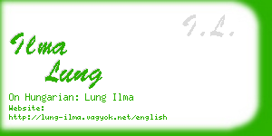ilma lung business card